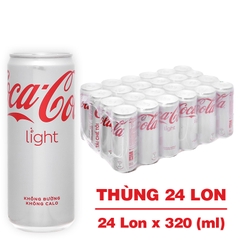 Nước ngọt Coca Cola Light 320ml (Không đường)