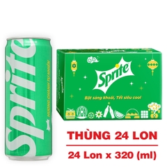 Nước ngọt Sprite 320ml (Hương chanh)