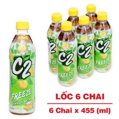 Trà đen C2 Freeze dưa lưới bạc hà 455ml