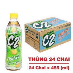 Trà đen C2 Freeze dưa lưới bạc hà 455ml