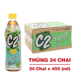 Trà xanh C2 Freeze hương chanh tuyết bạc hà 455ml