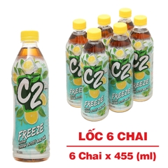 Trà xanh C2 Freeze hương chanh tuyết bạc hà 455ml
