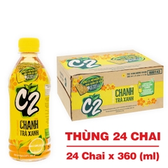 Trà xanh C2 hương chanh 360ml