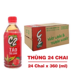 Trà xanh C2 hương táo 360ml
