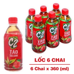 Trà xanh C2 hương táo 360ml