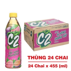 Trà xanh C2 ổi hồng chanh dây 455ml