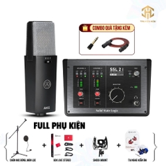 Combo Thu Âm Livestream AKG C114 + SSL 2 MKII
