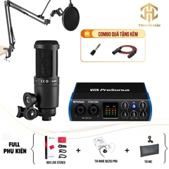 Combo Livestream STUDIO 24C + Mic AT2020 (Boxlive 378)