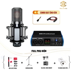 Combo Livestream STUDIO 24C + Mic K850 (Boxlive 378)