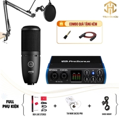 Combo Livestream STUDIO 24C + Mic P120 (Boxlive 378)