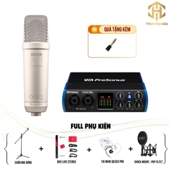 Combo Livestream STUDIO 24C + Mic RODE NT1 (Boxlive 378)