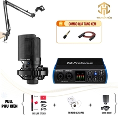 Combo Livestream STUDIO 24C + Mic SM8B (Boxlive 378)