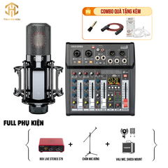 Combo Livestream Italian Stage 2MIX4 Pro+ Micro K850 (Boxlive 379)