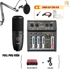Combo Livestream Italian Stage 2MIX4 Pro+ Micro P120 (Boxlive 379)
