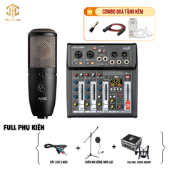 Combo Livestream Italian Stage 2MIX4 Pro+ Micro P420 (Dây live 3 màu)