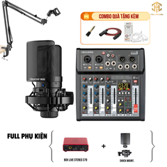 Combo Livestream Italian Stage 2MIX4 Pro+ Micro SM8B (Boxlive 379)