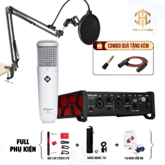 Combo Thu âm PreSonus PX-1 + Soundcard Tascam US-2x2HR