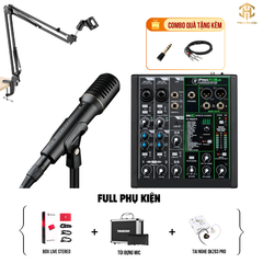 Combo Livestream MACKIE PROFX 6V3 + Micro 5600 (Boxlive 378)