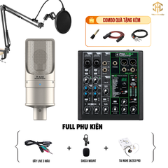 Combo Livestream MACKIE PROFX 6V3 + Micro K200 (Dây live 3 màu)