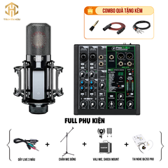 Combo Livestream MACKIE PROFX 6V3 + Micro K850 (Dây live 3 màu)