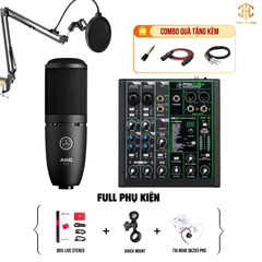 Combo Livestream MACKIE PROFX 6V3 + Micro P120 (Boxlive 378)