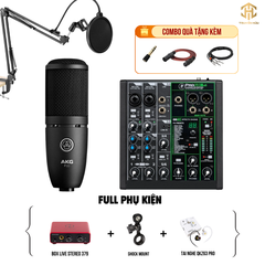 Combo Livestream MACKIE PROFX 6V3 + Micro P120 (Boxlive 379)
