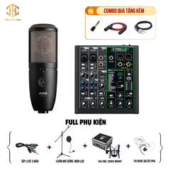 Combo Livestream MACKIE PROFX 6V3 + Micro P420 (Dây live 3 màu)
