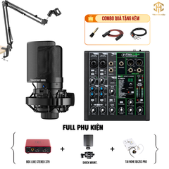 Combo Livestream MACKIE PROFX 6V3 + Micro SM8B (Boxlive 379)