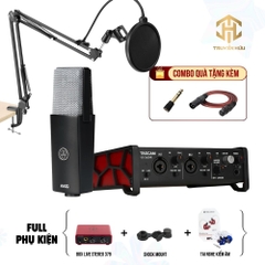 Combo Thu Âm AKG C104 + Tascam US-2x2HR (Boxlive 379)