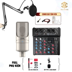 Combo Livestream Mixer AMX06 + Micro K200 (Boxlive 378)