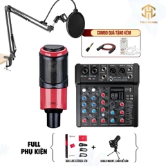 Combo Livestream Mixer AMX06 + Micro K320 (Boxlive 378)