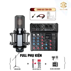 Combo Livestream Mixer AMX06 + Micro K850 (Boxlive 378)