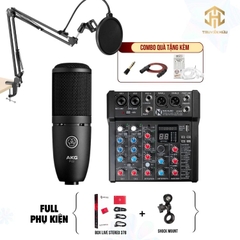 Combo Livestream Mixer AMX06 + Micro P120 (Boxlive 378)