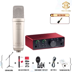 Combo Livestream Solo Gen 4 + RODE NT1 + Tai nghe QKZ63 Pro (Box Live 378)