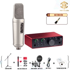 Combo Livestream Solo Gen 4 + RODE NT2-A + Tai nghe QKZ63 Pro (Box Live 378)
