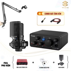 Combo Livestream Audio Box Go + Micro SM8B (Boxlive 379)