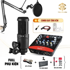 Combo Livestream Soundcard ICON + AT2020 (Box Live)