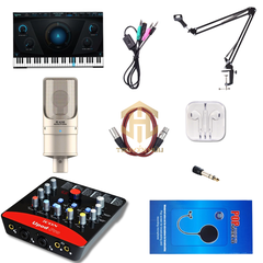 Combo Live Stream Icon Upod Pro+ Micro PC K200 Mới Autotune