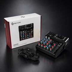 Mixer Livestream NMC-AUDIO AMX06 - 99 hiệu ứng DSP chuyên nghiệp