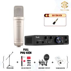Combo Livestream Fender LT4 + Micro RODE NT1 (Box Live 378)