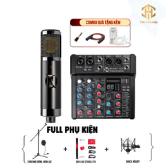 Combo Livestream Mixer AMX06 + Micro 9304 (Boxlive 378)