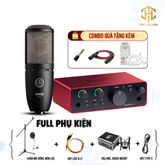 [ COMBO CAO CẤP ] Soundcard Solo Gen4 + Micro P220