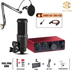 [ +QKZ63 ] Soundcard Solo Gen4 + Micro AT2020