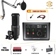 Combo Livestream SSL 2 MKII + Micro AT2020 (Boxlive 379)