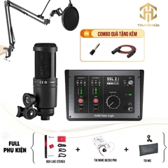 Combo Livestream SSL 2 MKII + Micro AT2020 (Boxlive 378)