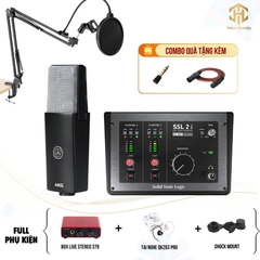 Combo Livestream SSL 2 MKII + Micro C104 (Boxlive 379)