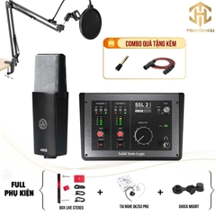 Combo Livestream SSL 2 MKII + Micro C104 (Boxlive 378)