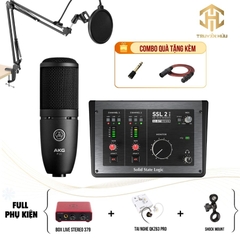 Combo Livestream SSL 2 MKII + Micro P120 (Boxlive 379)