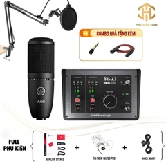 Combo Livestream SSL 2 MKII + Micro P120 (Boxlive 378)