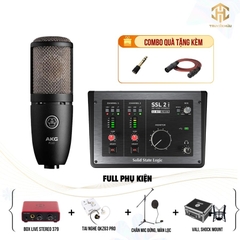 Combo Livestream SSL 2 MKII + Micro P220 (Boxlive 379)